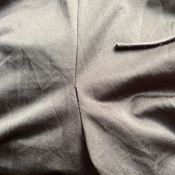 Vintage 70s black bell bottom jumpsuit/ playsuit. Sz sm. - Picture 9 of 9